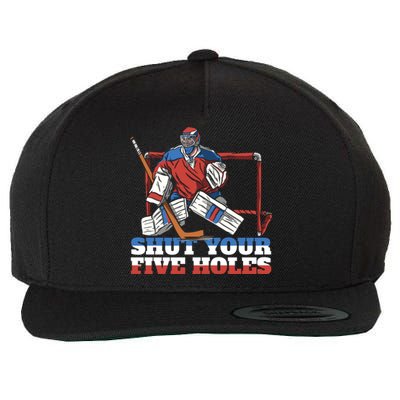 Ice Hockey Coach Ice Hockey Player Ice Hockey Stick Gift Wool Snapback Cap