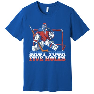 Ice Hockey Coach Ice Hockey Player Ice Hockey Stick Gift Premium T-Shirt