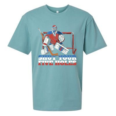 Ice Hockey Coach Ice Hockey Player Ice Hockey Stick Gift Sueded Cloud Jersey T-Shirt