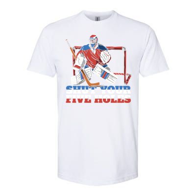 Ice Hockey Coach Ice Hockey Player Ice Hockey Stick Gift Softstyle CVC T-Shirt