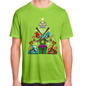 Ice Hockey Christmas Tree Ornat XMas Hockey Player Gift Adult ChromaSoft Performance T-Shirt