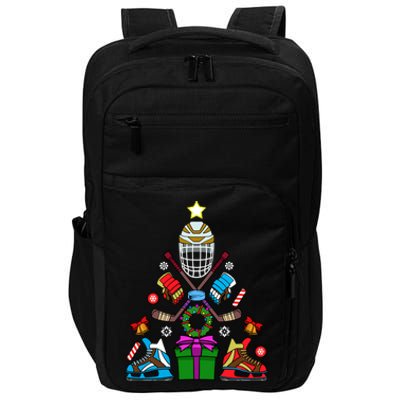 Ice Hockey Christmas Tree Ornat XMas Hockey Player Gift Impact Tech Backpack