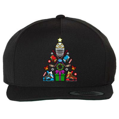 Ice Hockey Christmas Tree Ornat XMas Hockey Player Gift Wool Snapback Cap