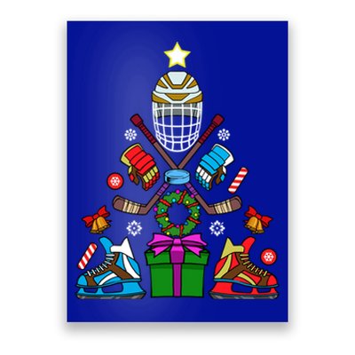 Ice Hockey Christmas Tree Ornat XMas Hockey Player Gift Poster