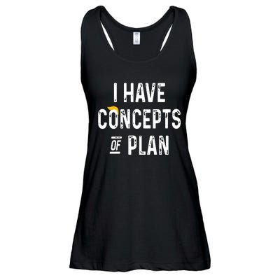 I Have Concepts Of A Plan Ladies Essential Flowy Tank