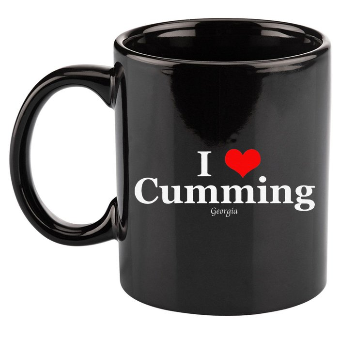 I Heart Cumming Georgia 11oz C Handle Ceramic Mug