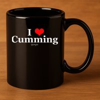 I Heart Cumming Georgia 11oz C Handle Ceramic Mug