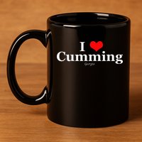 I Heart Cumming Georgia 11oz C Handle Ceramic Mug