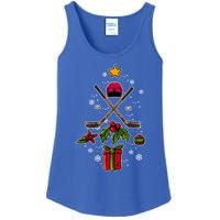 Ice Hockey Christmas Tree Ice Hockey Player Gift Ice Hockey Gift Ladies Essential Tank