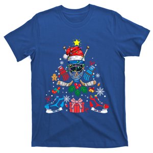 Ice Hockey Christmas Ornat Tree Santa Sports Gift T-Shirt