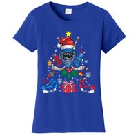 Ice Hockey Christmas Ornat Tree Santa Sports Gift Women's T-Shirt