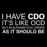 I Have Cdo. Its Like Ocd Funny Ocd Mousepad