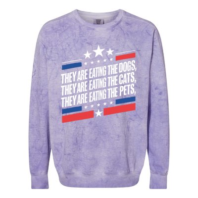 I Have Concepts Of A Plan Political 2024 Colorblast Crewneck Sweatshirt