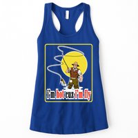 I'm Hot Cuz I'm Fly Fly Fishing Funny Womens Tank Top