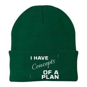 I Have Concepts Of A Plan Debate 2024 Harris V Trump Knit Cap Winter Beanie