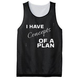 I Have Concepts Of A Plan Debate 2024 Harris V Trump Mesh Reversible Basketball Jersey Tank