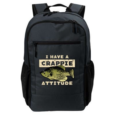 I Have Crappie Attitude Fishing Funny Fish Daily Commute Backpack