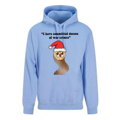 I Have Committed Dozen Of War Crimes Christmas Hooty The Owl Unisex Surf Hoodie