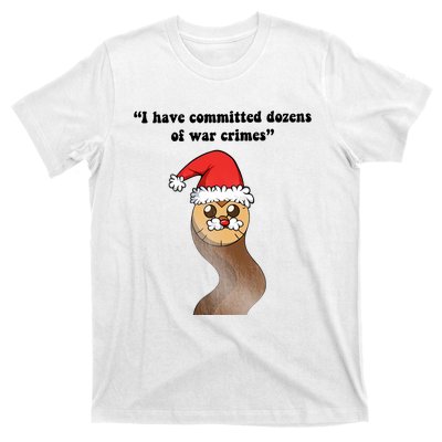 I Have Committed Dozen Of War Crimes Christmas Hooty The Owl T-Shirt