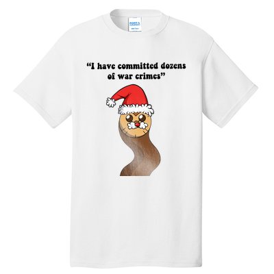 I Have Committed Dozen Of War Crimes Christmas Hooty The Owl Tall T-Shirt