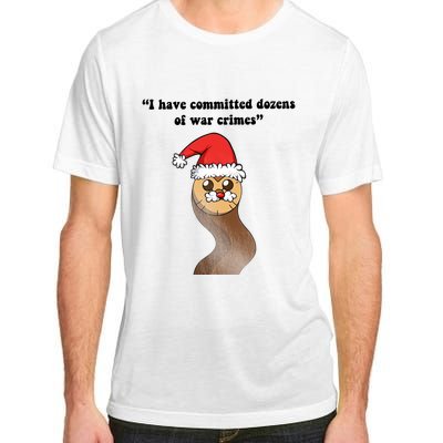 I Have Committed Dozen Of War Crimes Christmas Hooty The Owl Adult ChromaSoft Performance T-Shirt