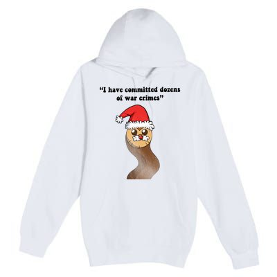 I Have Committed Dozen Of War Crimes Christmas Hooty The Owl Premium Pullover Hoodie