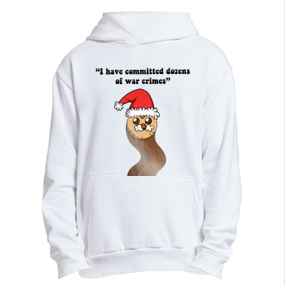 I Have Committed Dozen Of War Crimes Christmas Hooty The Owl Urban Pullover Hoodie