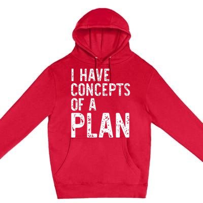 I Have Concepts Of A Plan Political 2024 Premium Pullover Hoodie