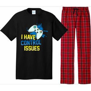 I Have Control Issues Gift Ongiftline Games Addictedness Gift Pajama Set