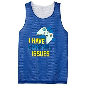 I Have Control Issues Gift Ongiftline Games Addictedness Gift Mesh Reversible Basketball Jersey Tank