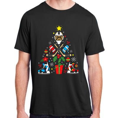 Ice Hockey Christmas Ornament Tree Funny Xmas Gift Adult ChromaSoft Performance T-Shirt