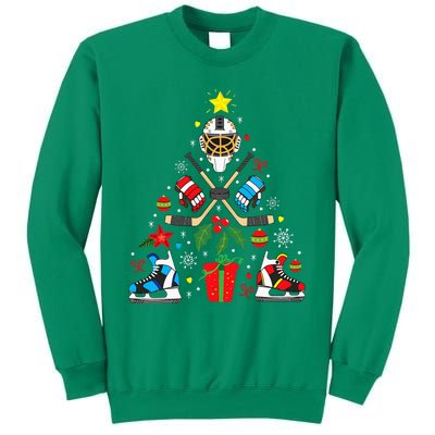 Ice Hockey Christmas Ornament Tree Funny Xmas Gift Sweatshirt