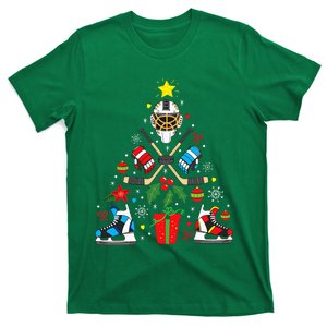 Ice Hockey Christmas Ornament Tree Funny Xmas Gift T-Shirt