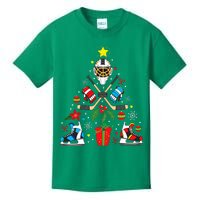 Ice Hockey Christmas Ornament Tree Funny Xmas Gift Kids T-Shirt