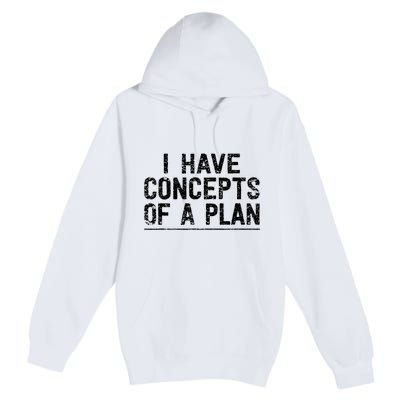 I Have Concepts Of A Plan Political 2024 Premium Pullover Hoodie