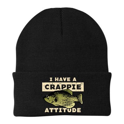 I Have Crappie Attitude Fishing Funny Fish Beanie