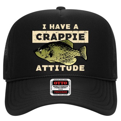 I Have Crappie Attitude Fishing Funny Fish Trucker Hat