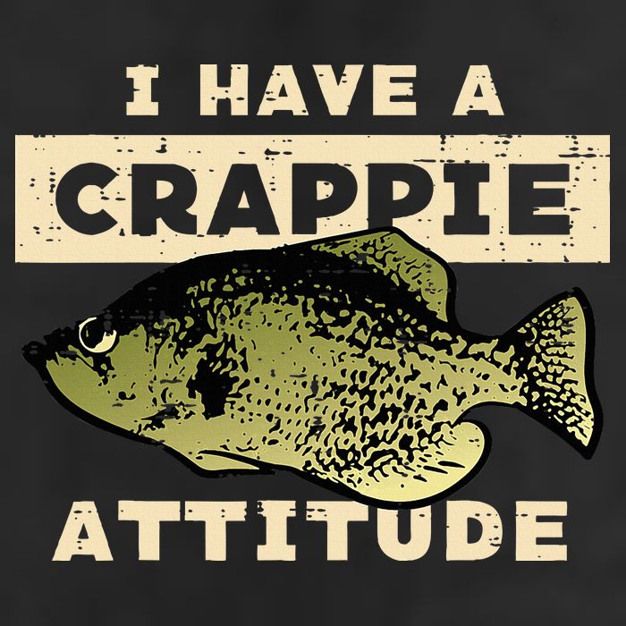 I Have Crappie Attitude Fishing Funny Fish Hat