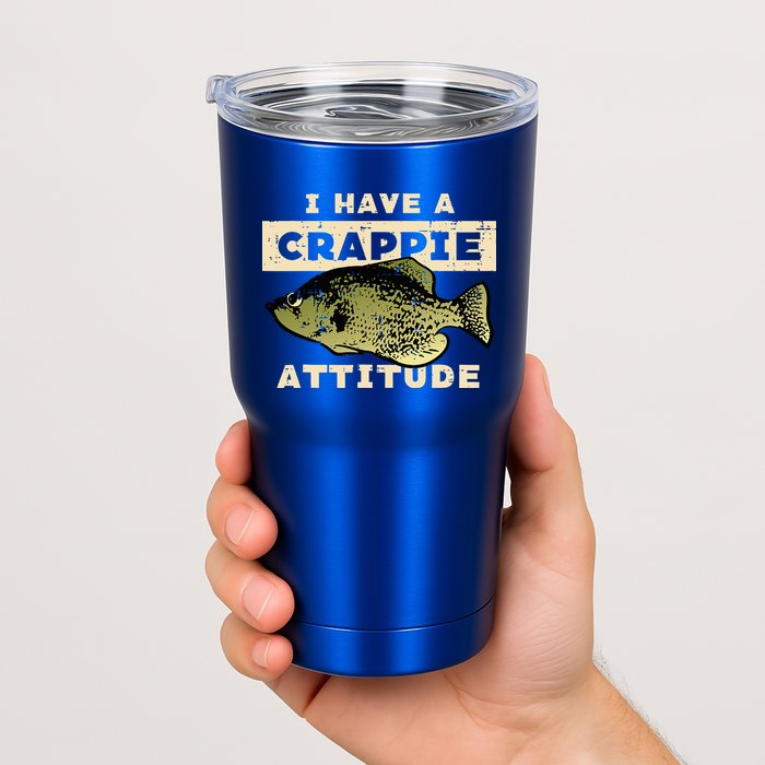 I Have Crappie Attitude Fishing Funny Fish Tumbler