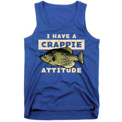 I Have Crappie Attitude Fishing Funny Fish Tank Top