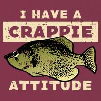 I Have Crappie Attitude Fishing Funny Fish 16oz Travel Tumbler