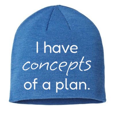 I Have Concepts Of A Plan! Funny Trump Debate Sustainable Beanie