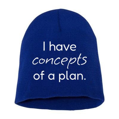 I Have Concepts Of A Plan! Funny Trump Debate Short Acrylic Beanie