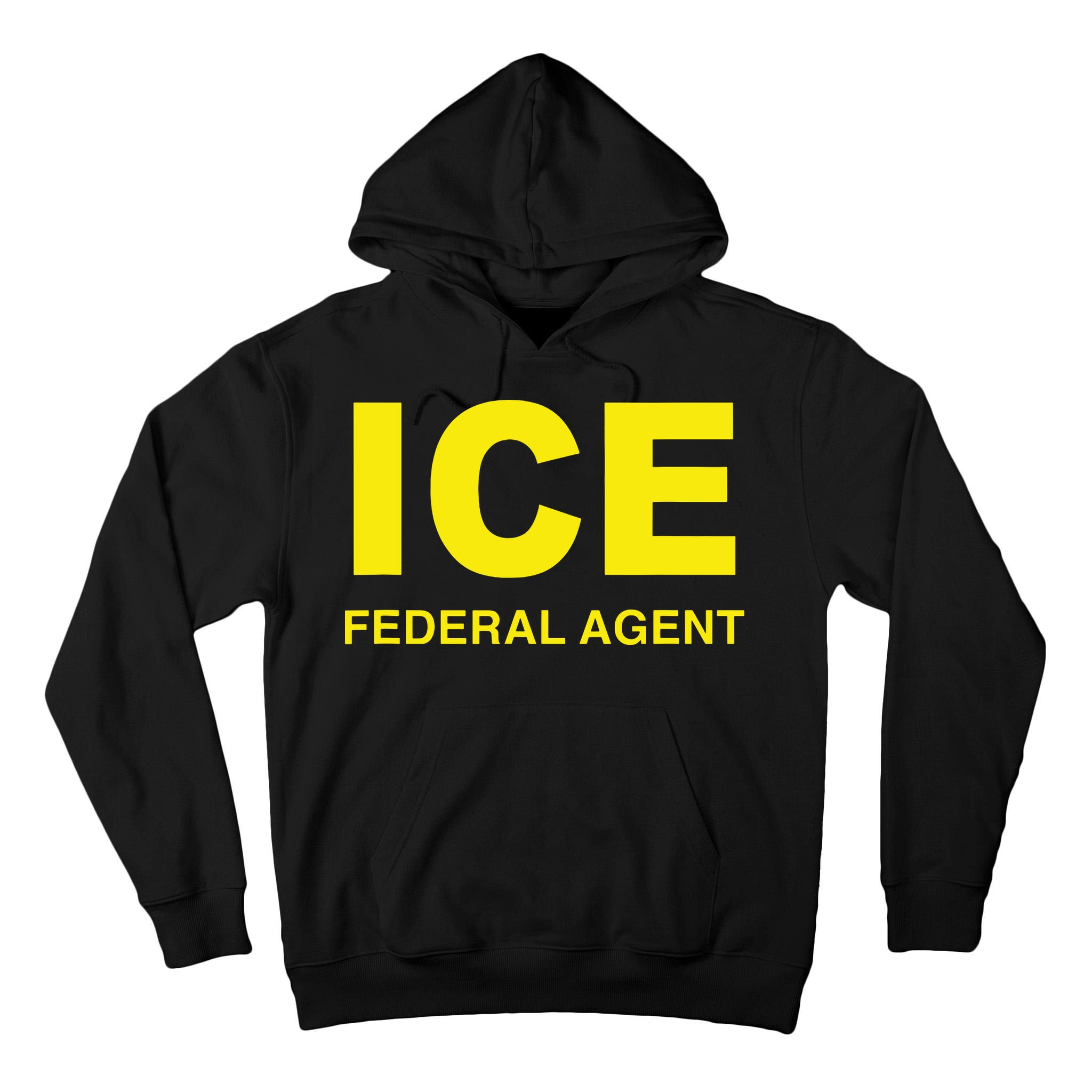 Ice Halloween Costume Federal Agent Police Immigration Tall Hoodie
