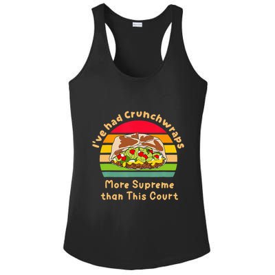 I’Ve Had Crunchwraps More Supreme Than This Court Ladies PosiCharge Competitor Racerback Tank