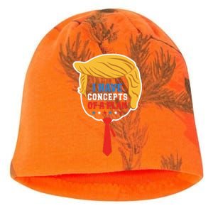 I Have Concepts Of A Plan Trump Harris Debate Kati - Camo Knit Beanie