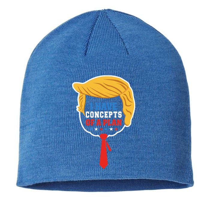 I Have Concepts Of A Plan Trump Harris Debate Sustainable Beanie