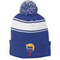 I Have Concepts Of A Plan Trump Harris Debate Stripe Pom Pom Beanie