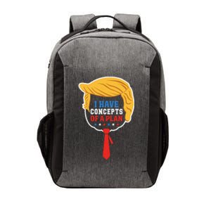 I Have Concepts Of A Plan Trump Harris Debate Vector Backpack