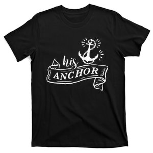 I’M Her Captain I’M His Anchor Sea Lover Matching Couple T-Shirt